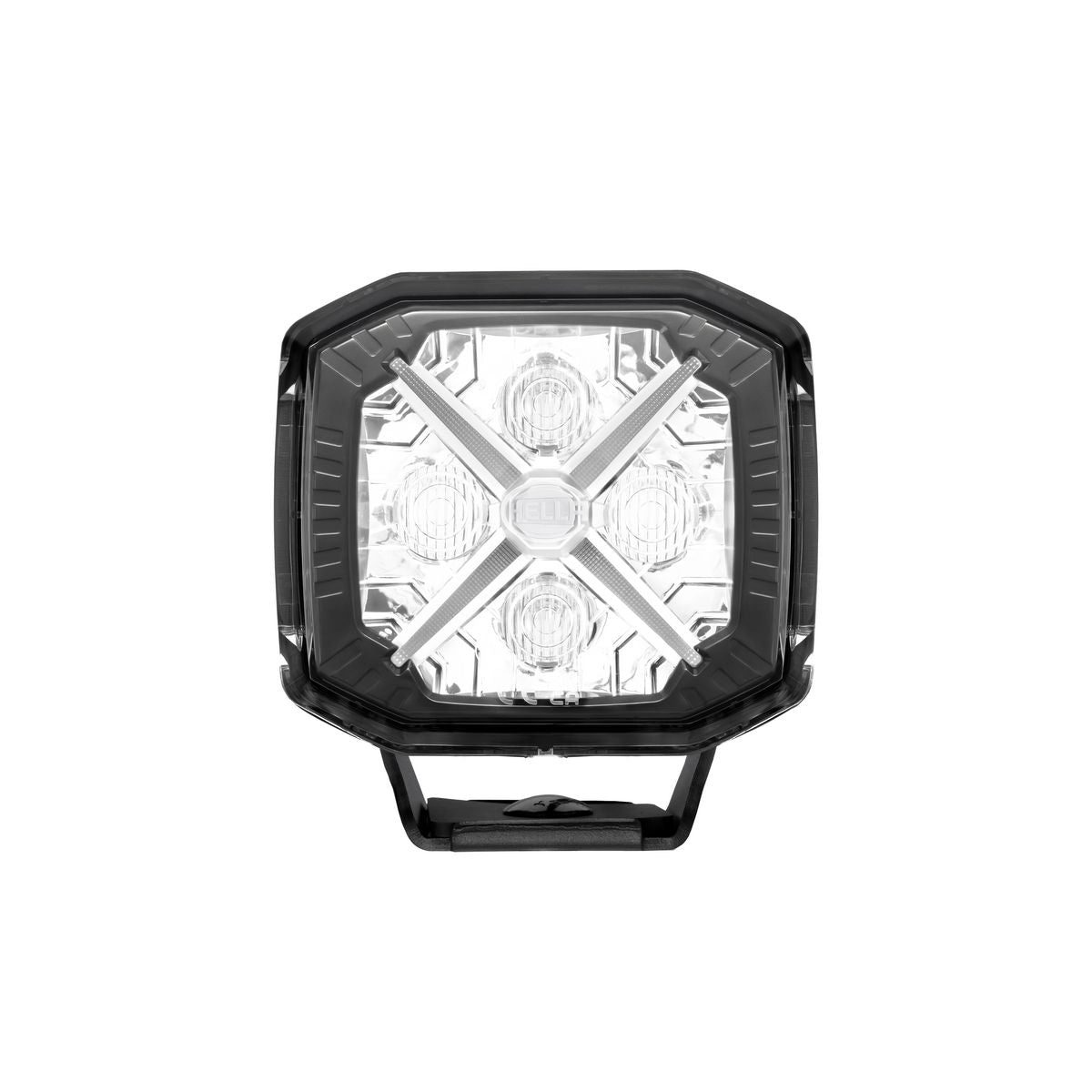 Hella X-Treme 4IN Flood Beam Driving Light With White/Amber Position 1FE 358 233-821
