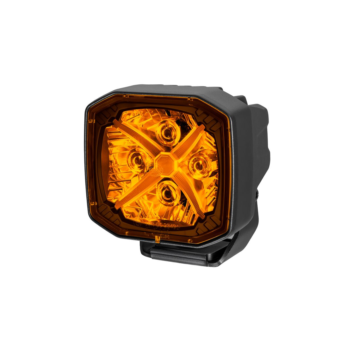Hella X-Treme 3IN Amber Spot Beam Driving Light With White/Amber Position 1FE 358 233-941