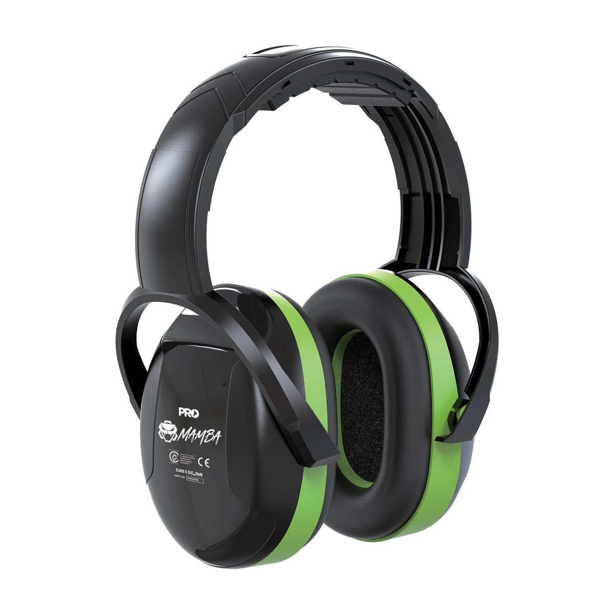 Prochoice Earmuffs Slimline Adjustable Head Band Mamba EMMAMS