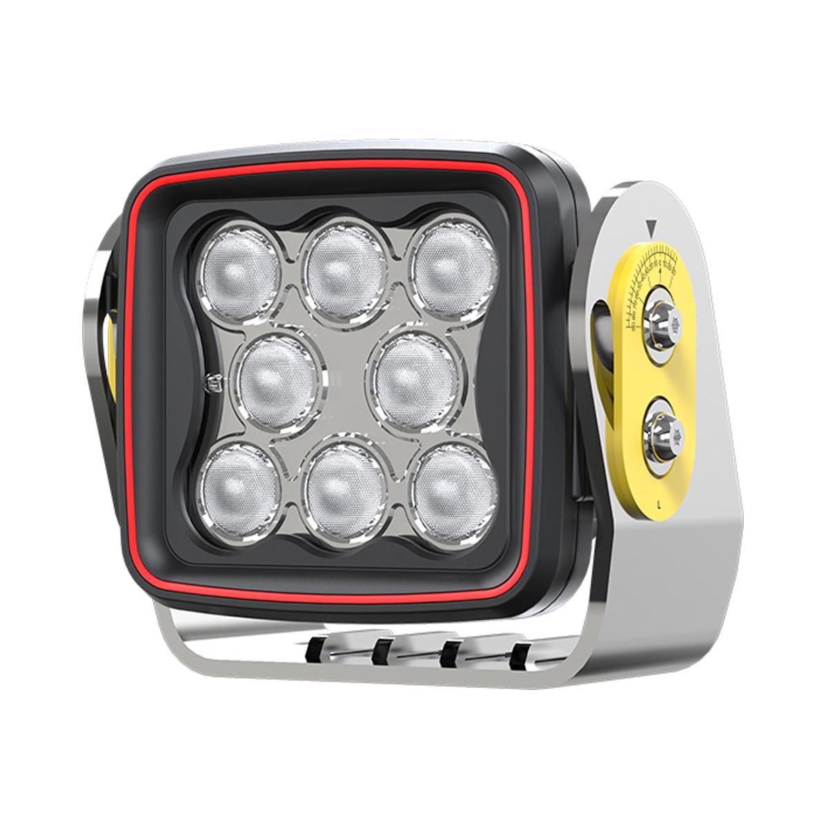 Weldex 80W Square Worklight 40D Beam With Heavy Duty Bracket WDWL-8S80DT40-NPH