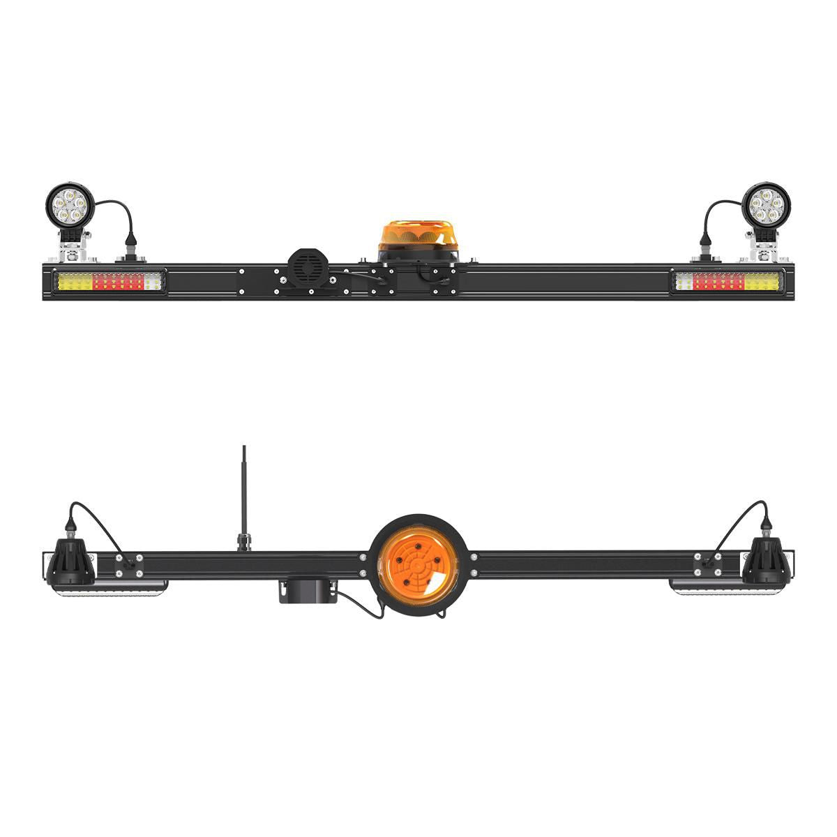 Weldex Mine Bar Small Beacon With Worklights WDMB-1B2T1R-9R