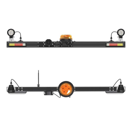 Weldex Mine Bar Small Beacon With Worklights WDMB-1B2T1R-9R