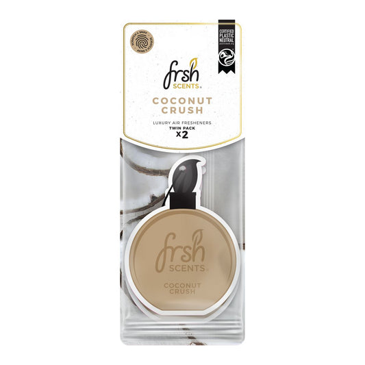 Frsh Scents Paper Air Freshener - Coconut Crush 2pk FR1409