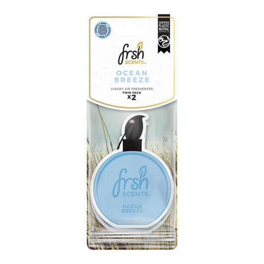 Frsh Scents Paper Air Freshener - Ocean Breeze 2pk FR1468