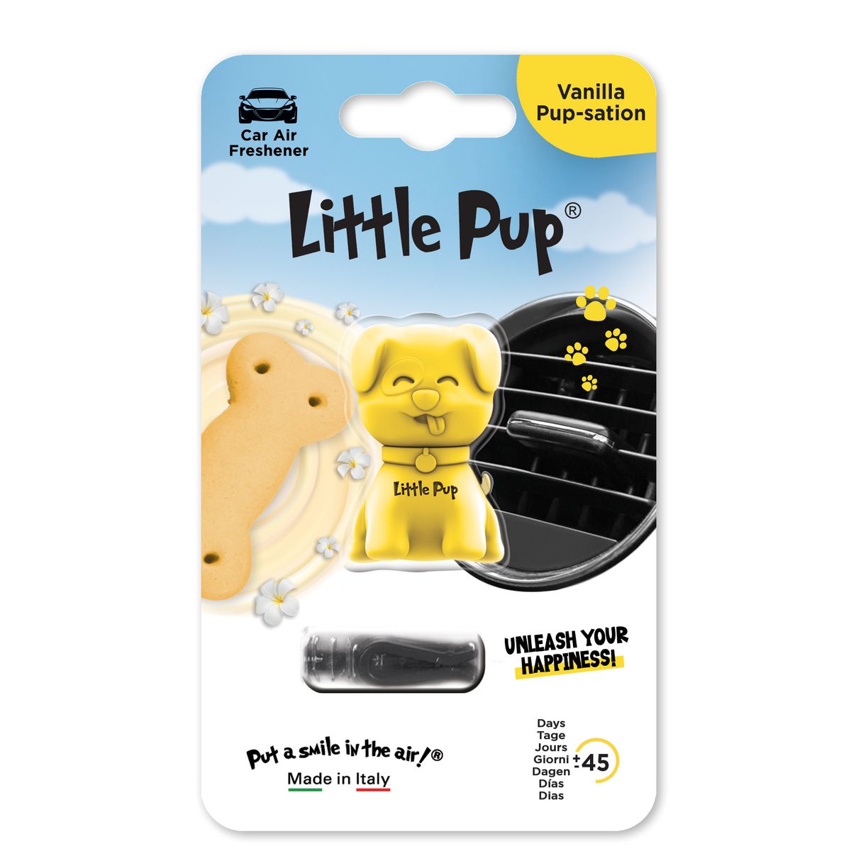 Little Joe Little Pup Air Freshener Vent Clip - Vanilla EP0101