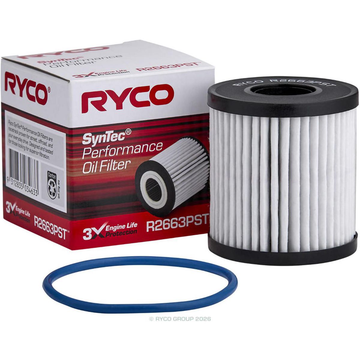 Ryco Syntec Oil Filter R2663PST