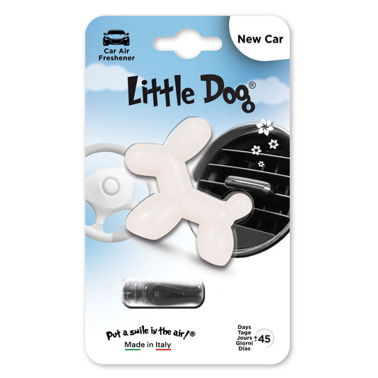 Little Joe Little Dog Air Freshener Vent Clip - New Car ED0202