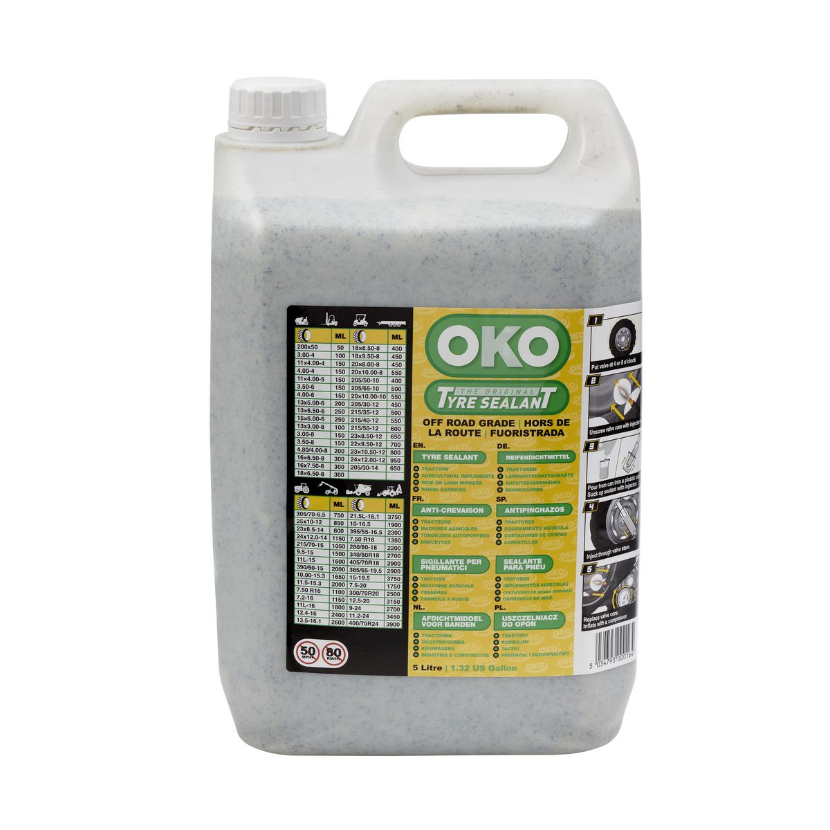 OKO Off-Road Grade Tyre Sealant 5L 0005.09OK