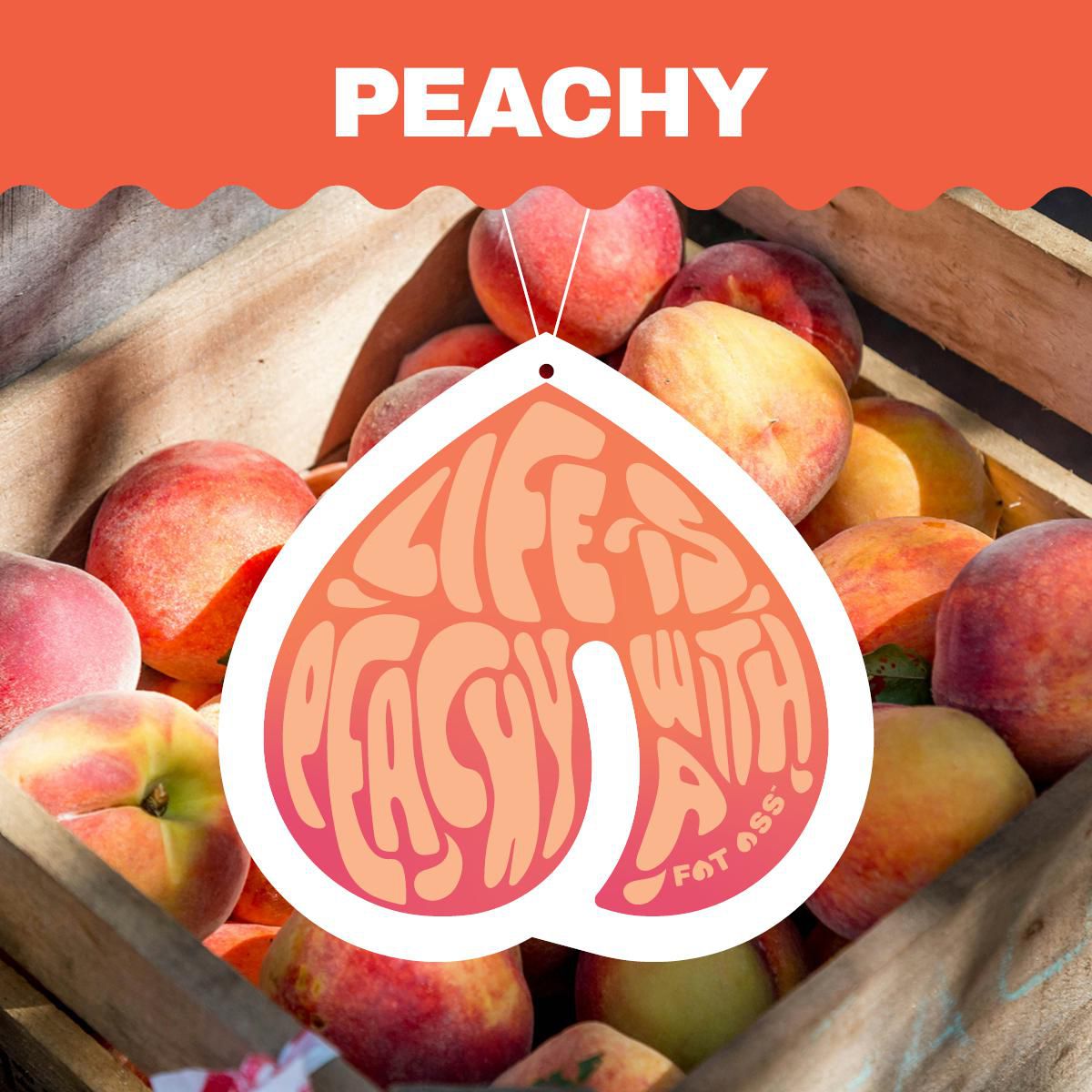 Fat Ass Air Freshener Peachy ASS003