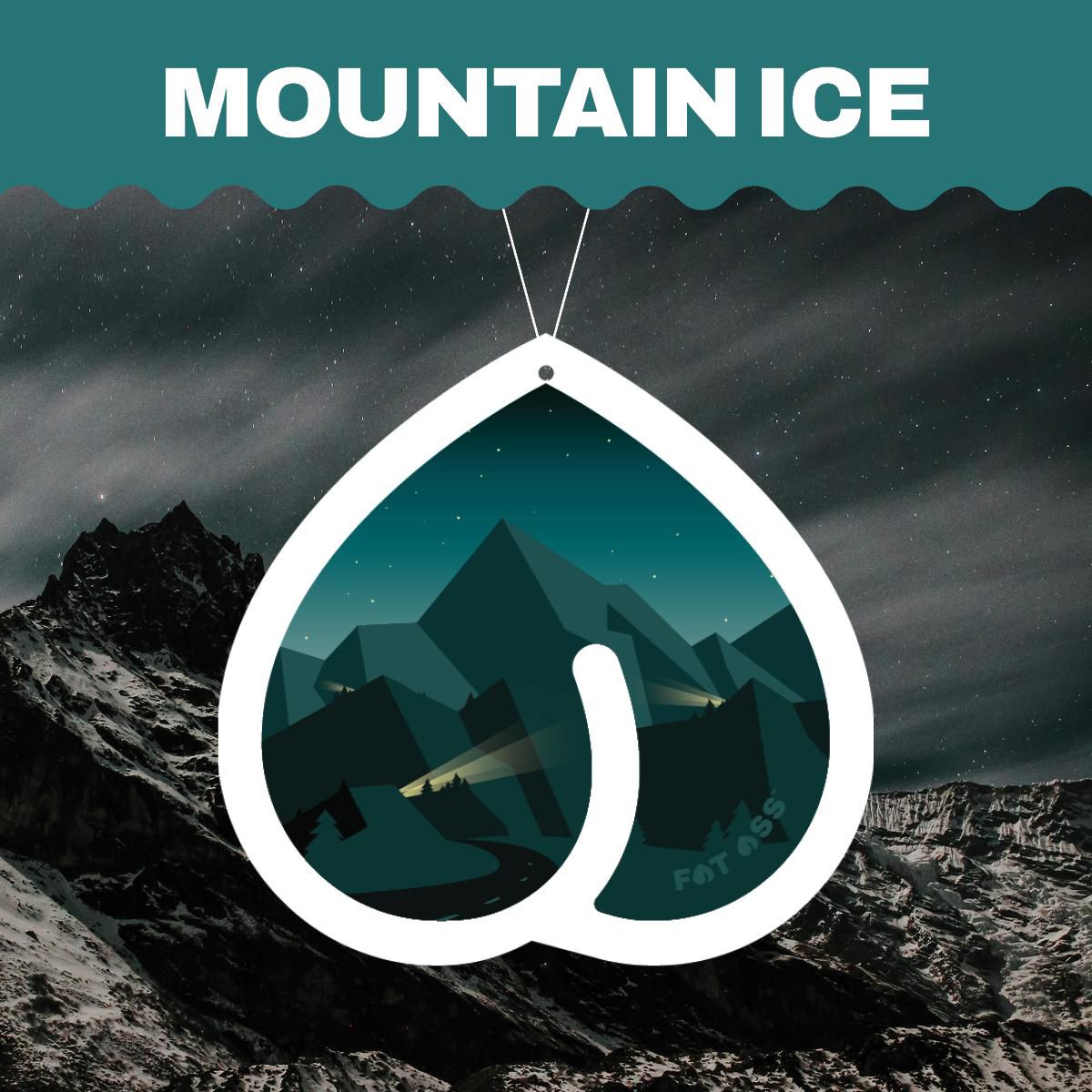Fat Ass Air Freshener Mountain Ice ASS007