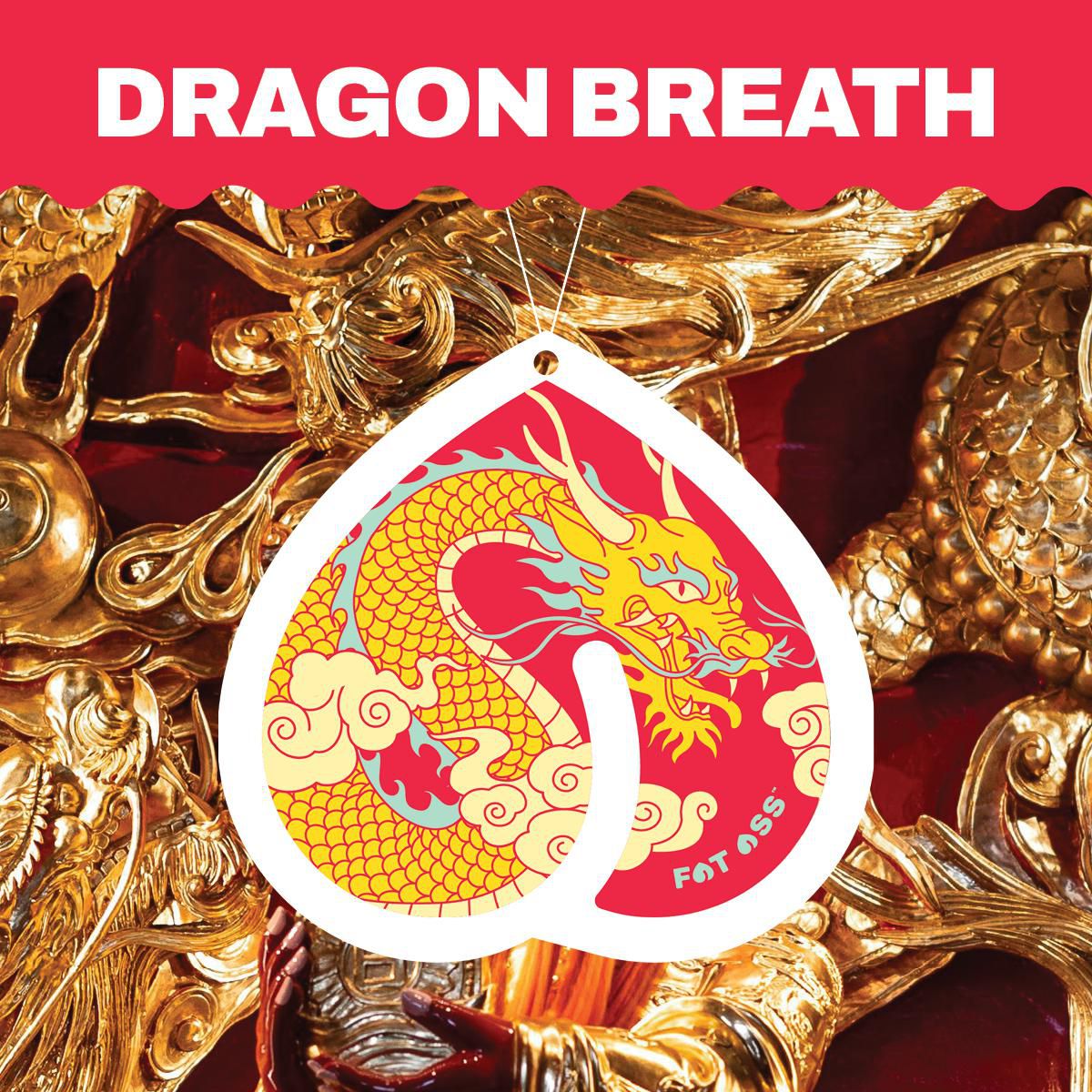Fat Ass Air Freshener Dragon Breath ASS011