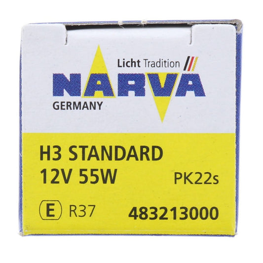 Narva Halogen Headlight Globe H3 PK22S 12V 55W 48321