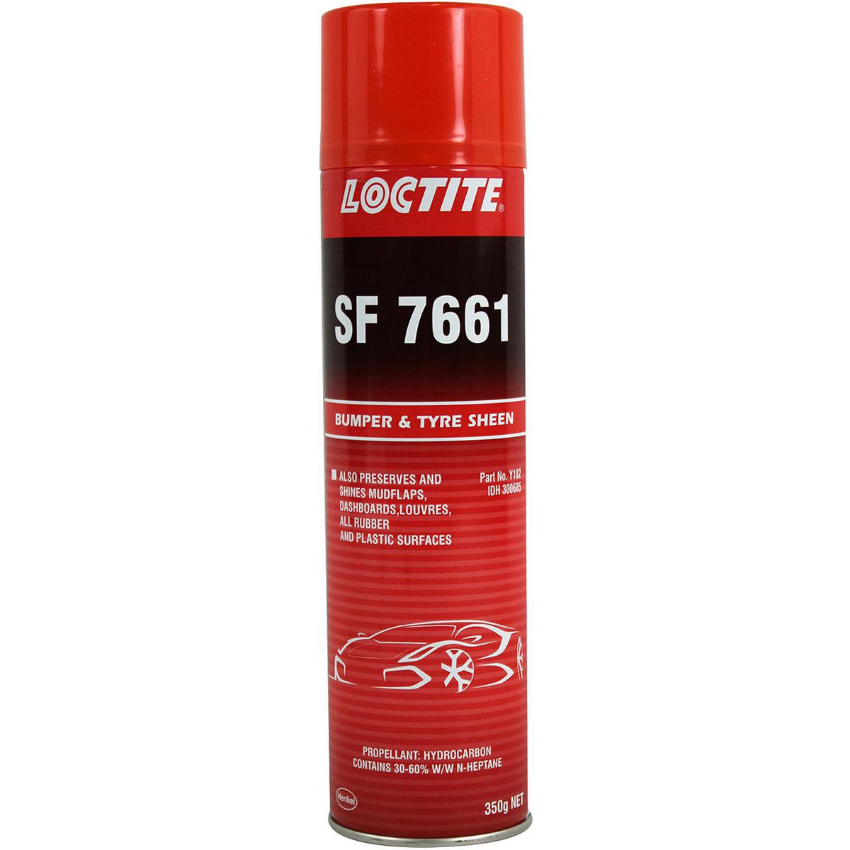 Loctite SF 7661 Bumper & Tyre Sheen Aerosol Spray 350g Y182