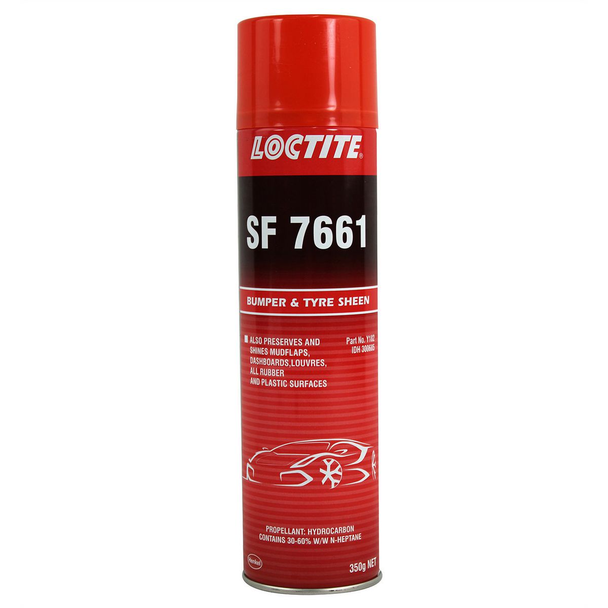 Loctite SF 7661 Bumper & Tyre Sheen Aerosol Spray 350g Y182