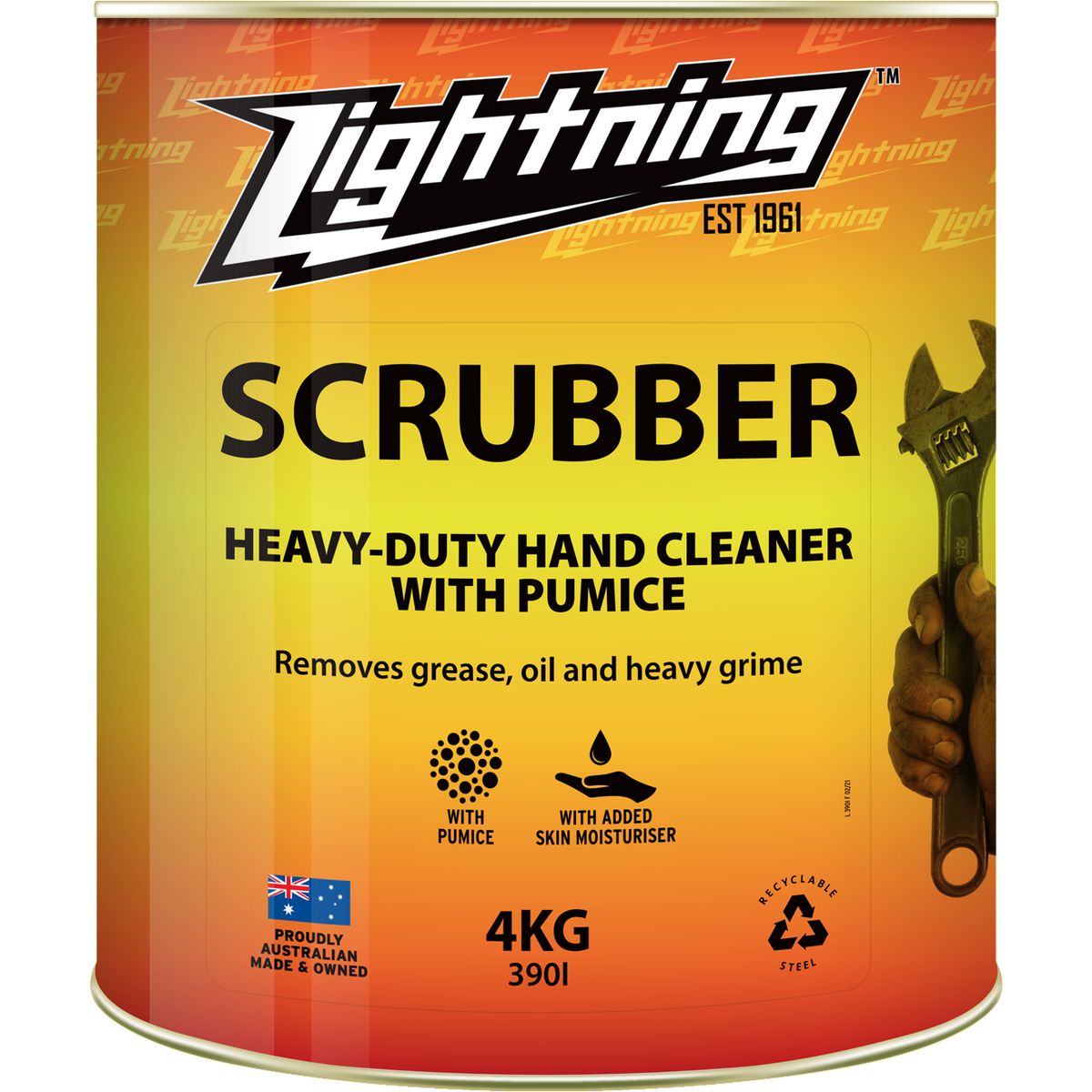 Lightning Scrubber Hand Cleaner 4kg 390I