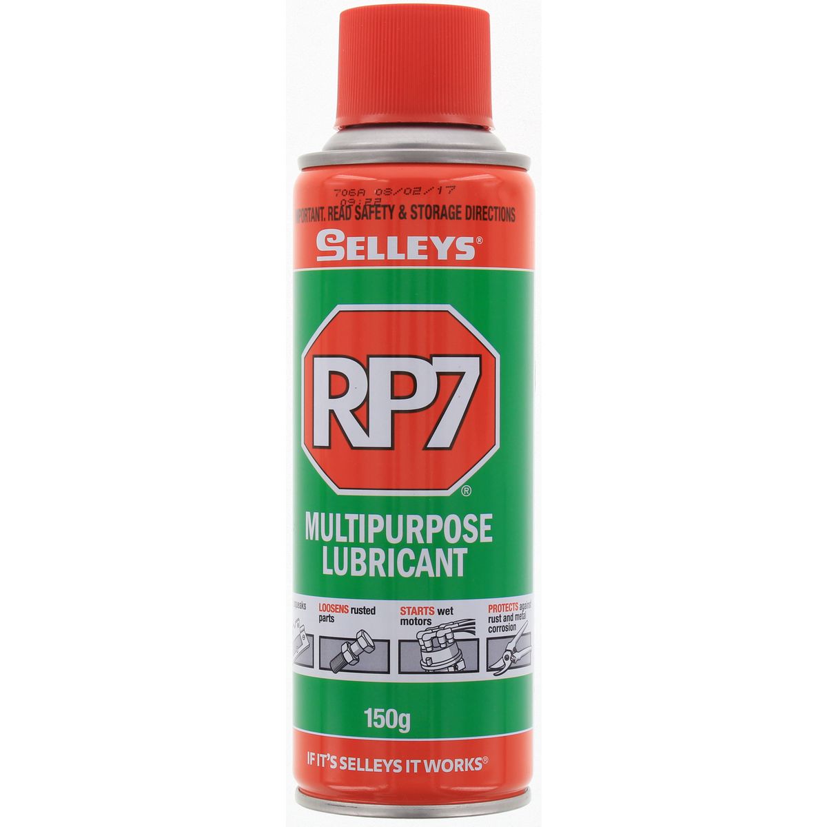 Selleys RP7 Multi-Purpose Lubricant 150g 101048