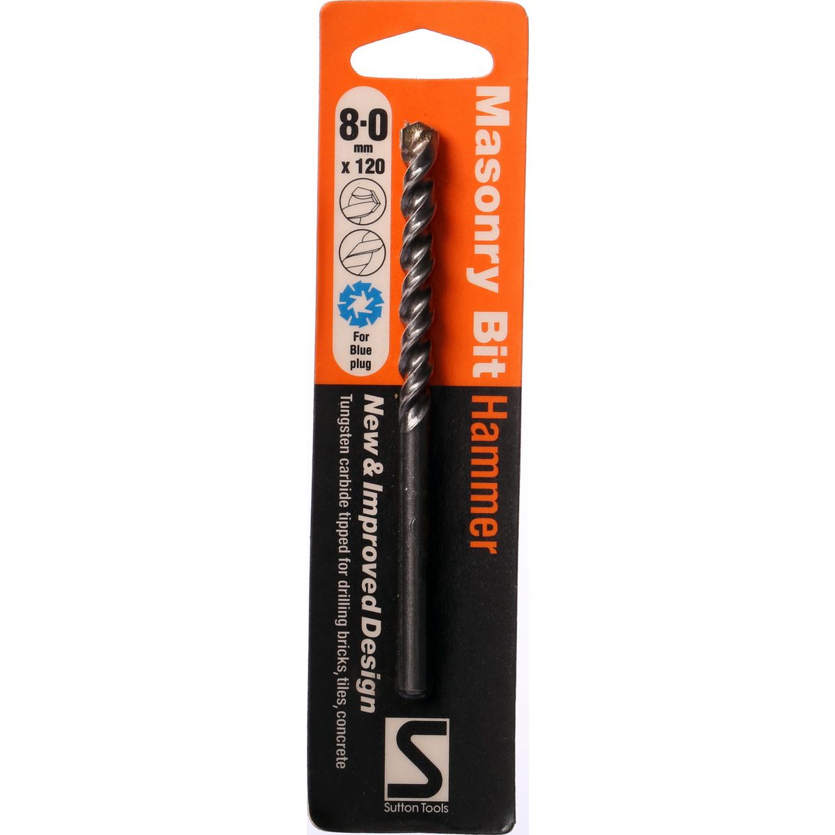 Sutton Mason Drill Bit 8mm Dia 120mm L 731132