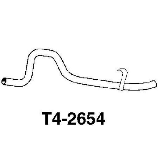 Walker Exhaust Pipe-Tail Exhaust (Use T2654) T4-2654