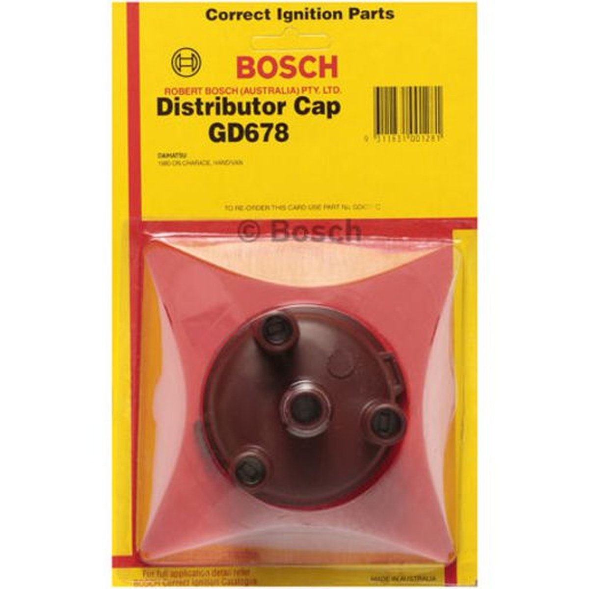 Bosch Distributor Cap GD678-C