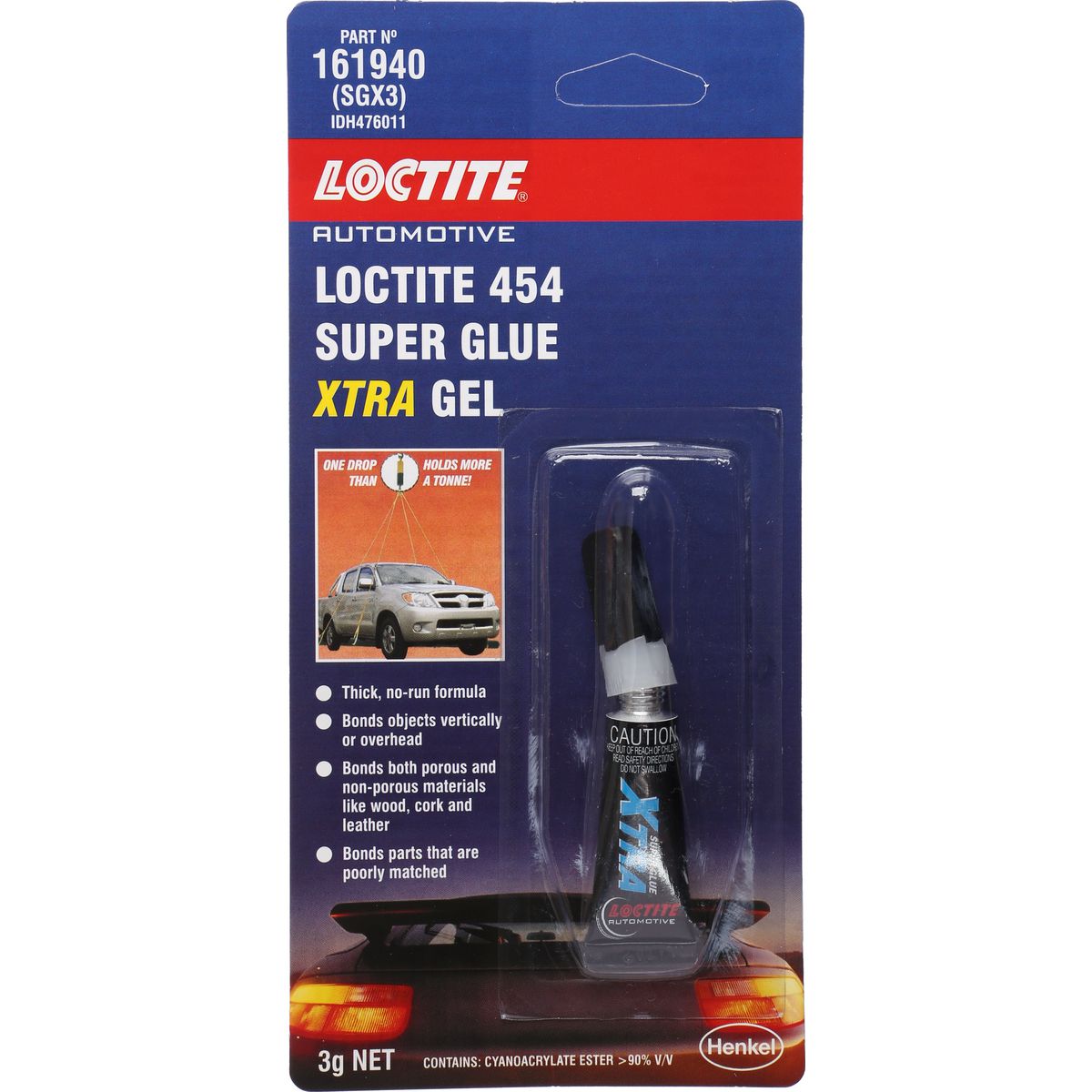 Loctite 454 Super Glue XTRA Gel 3g 161940