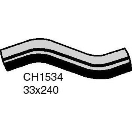 Mackay Top Radiator Hose CH1534