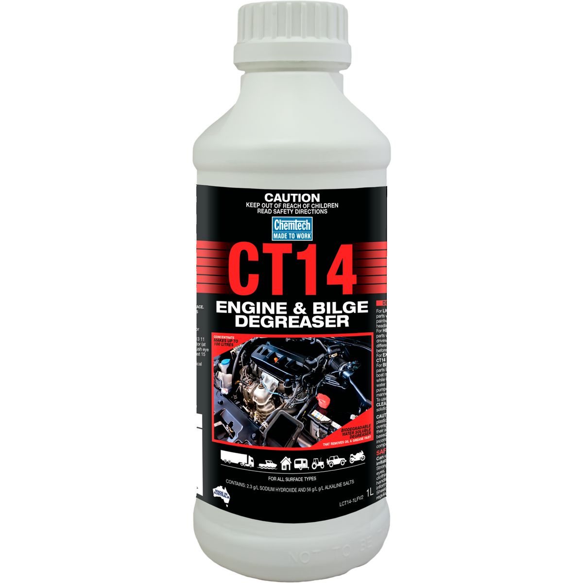 Chemtech CT14 Engine & Bilge Degreaser 1L