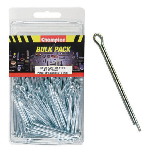 Champion Split Pin M4 x 50mm 200Pk CPS40050