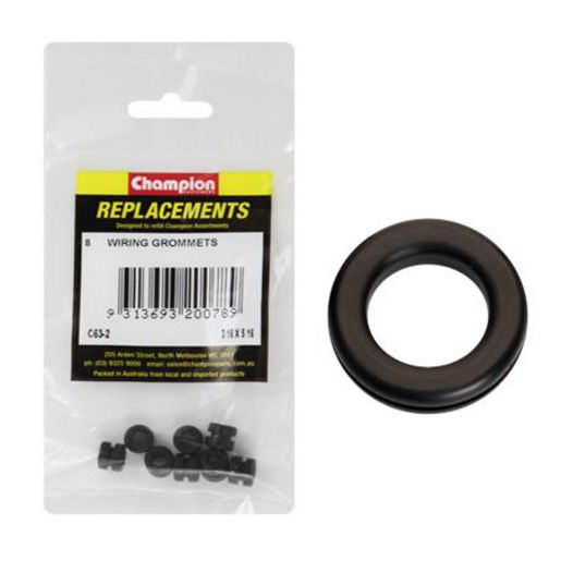Champion Fasteners Nitrile Rubber M5 X 8 X 11mm Grommets C63-2