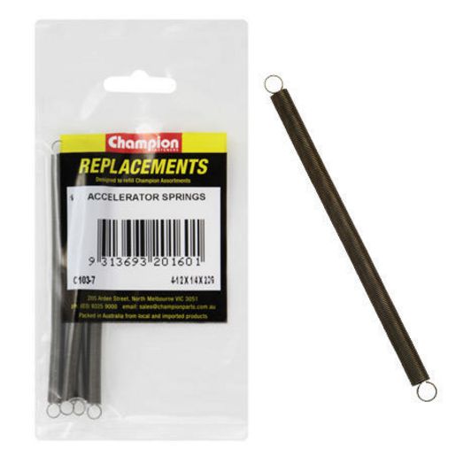 Champion Fasteners Spring Accelerator 115 x 6 x 0.65mm C103-7