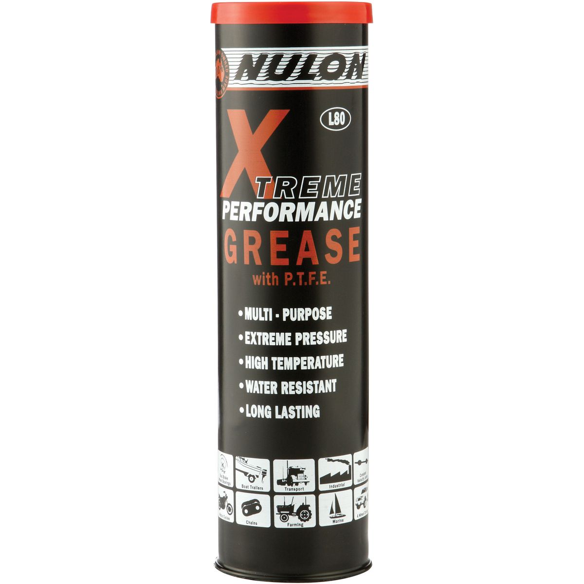 Nulon Extreme Performance Grease W/PTFE Cartridge 450g L80-C