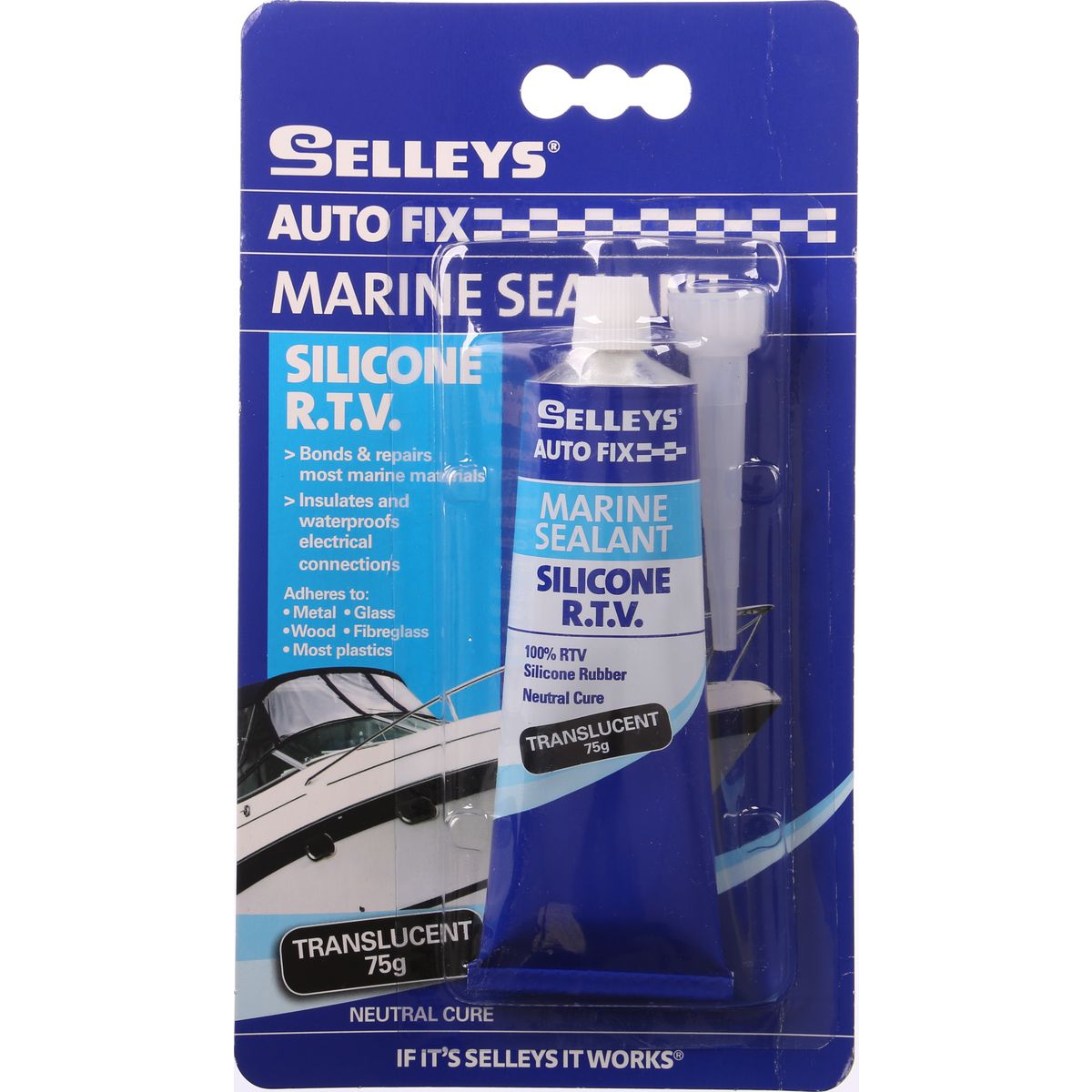 Selleys Autofix RTV Silicone Marine Sealant 75g AF06