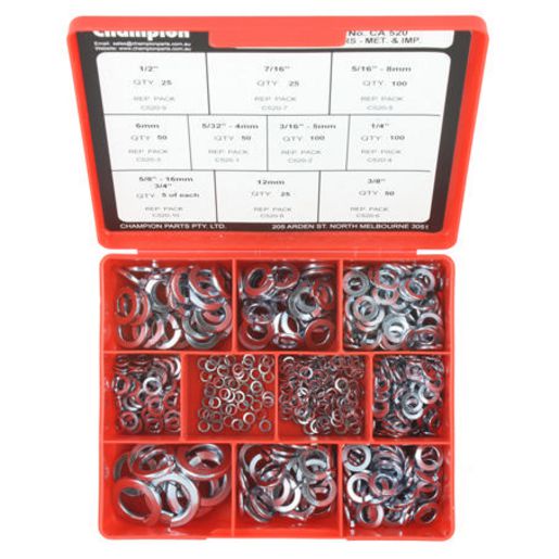 Champion Fasteners 5/32" To 3/4" & M4 To M16 Id Spring Washer CA520
