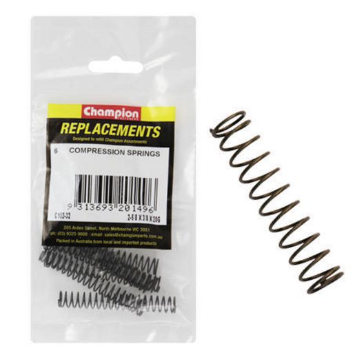 Champion Fasteners Spring Compression 65 x 10 x 0.9mm C102-32