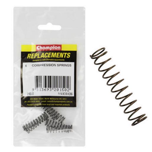 Champion Fasteners Spring Compression 30 x 10 x 0.9mm C102-33