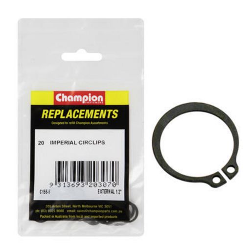 Champion Fasteners Circlip External Shaft 1/2in (STW13) Refill Pack C155-5