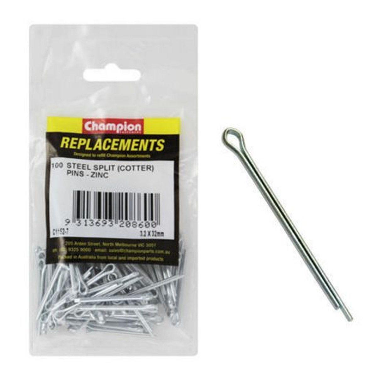 Champion Split Pin 3.2 x 32mm 100Pk C1152-7