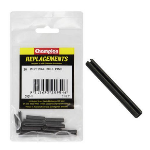 Champion Fasteners Roll Pin 3/16in x 1in C1421-15