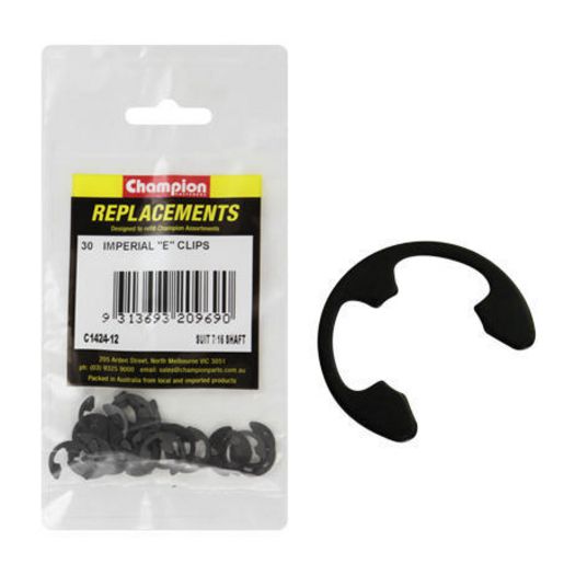 Champion Fasteners E Clip 7/16in Shaft(Etw9) C1424-12
