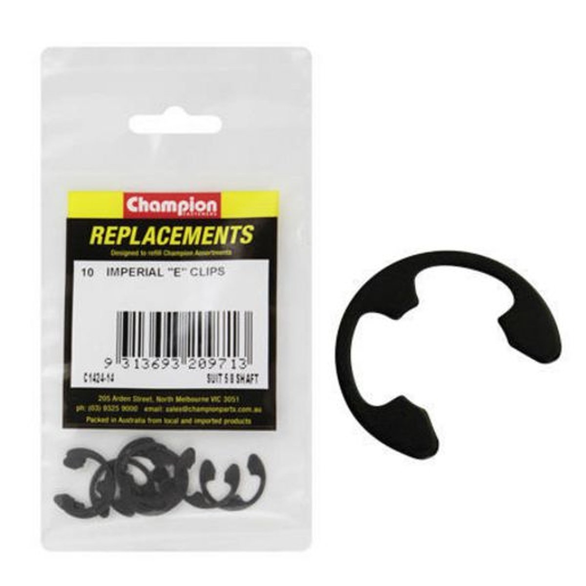 Champion Fasteners 5/8" E Clips C1424-14