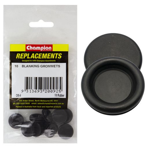 Champion Nitrile Rubber Blanking Grommet 16mm 10Pk C90-4