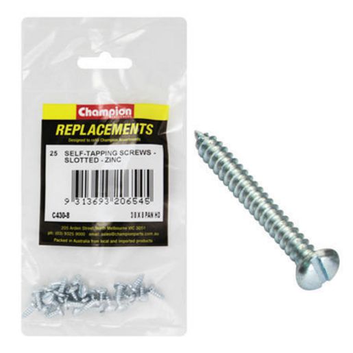 Champion Fasteners Self Tapper Screw He x  Combo 4.2 x 9.5mm Zinc Plated C430-8