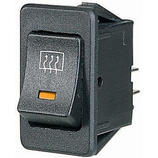 Narva Rocker Switch On/Off Spst Heater 15A At 12V 63025BL