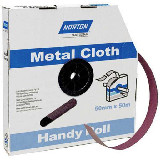 Norton Cloth Roll Metal 25mmX 50M 120 Grit 66623320811