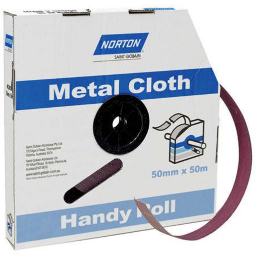 Norton Cloth Roll Metal 50mmX 50M 100 Grit  66623320805