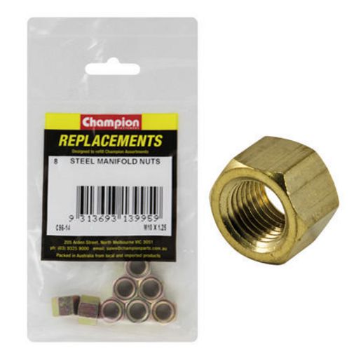 Champion Fasteners Manifold Nut Brass 3/8in UNF C95-12