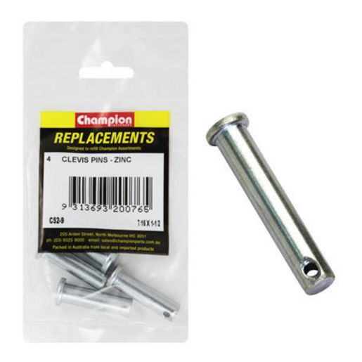 Champion Clevis Pin 7/16″ x 1-1/2″ 4Pk C52-9