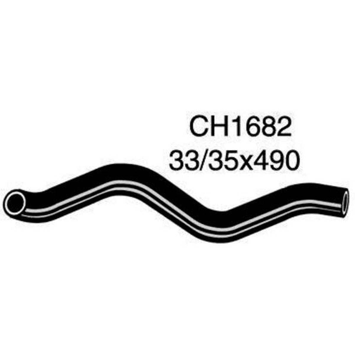 Mackay Bottom Radiator Hose CH1682