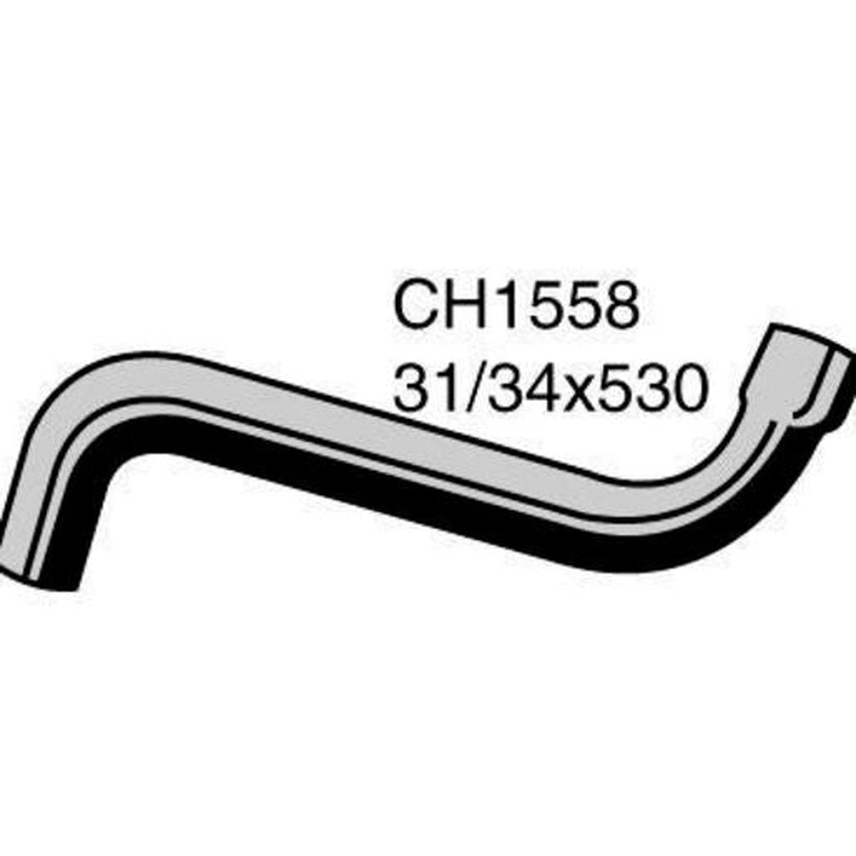 Mackay Top Radiator Hose CH1558