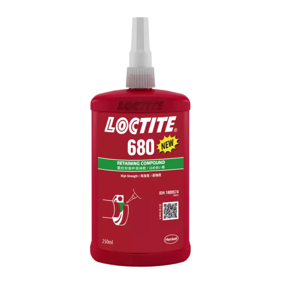Loctite 680 Retaining Compound 250ml 68070