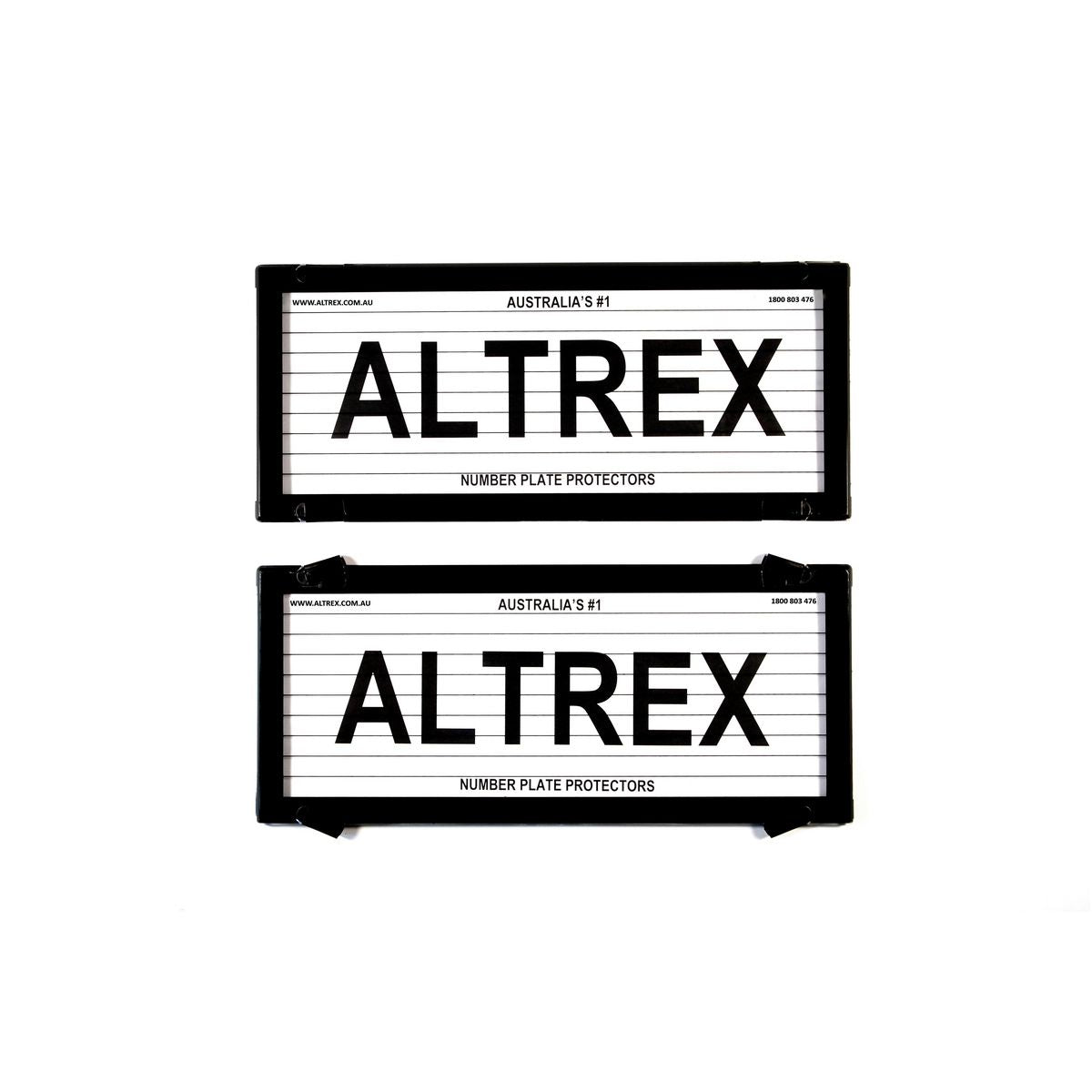 Altrex Number Plate Cover 5 Figure Black With Lines
